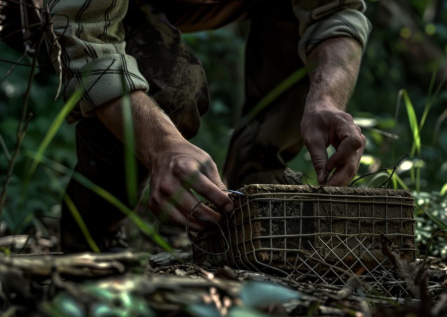 Wildlife trapping in Spring