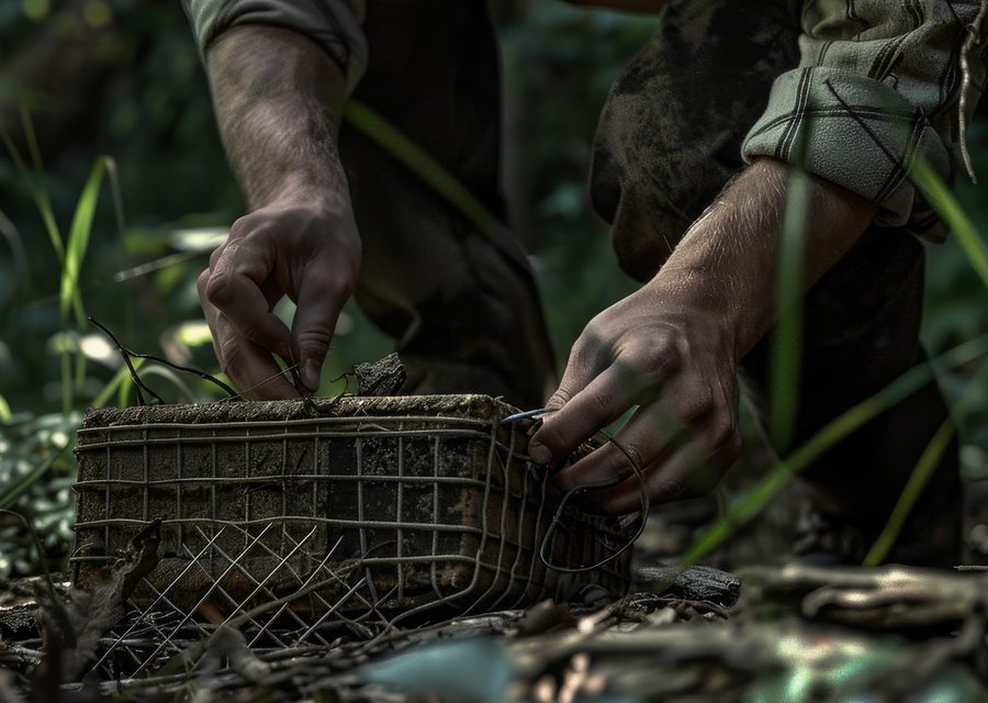 Animal exclusion work in Bushkill